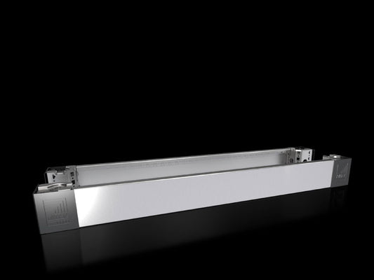 Rittal VX 8620.052 Sockel-Eckstück mit Sockel-Blende, vorne und hinten, 100 mm, Edelstahl für VX, TS, VX SE