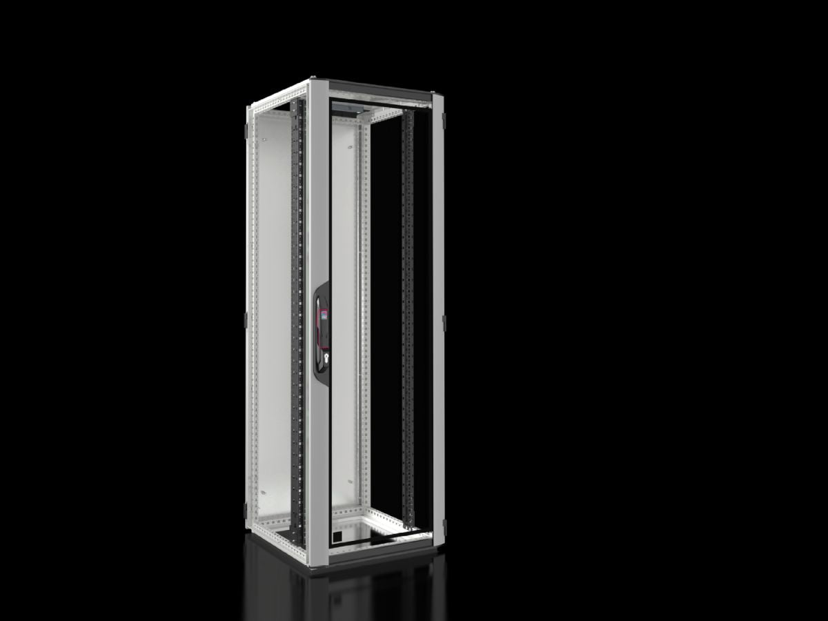 Rittal VX 5327.121, Network/server rack VX IT with glazed door, with 482.6 mm (19") mounting angles, standard