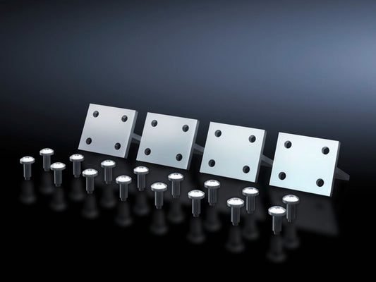 Rittal SV 9666.740, Equipment support connectors for mounting angles ISV