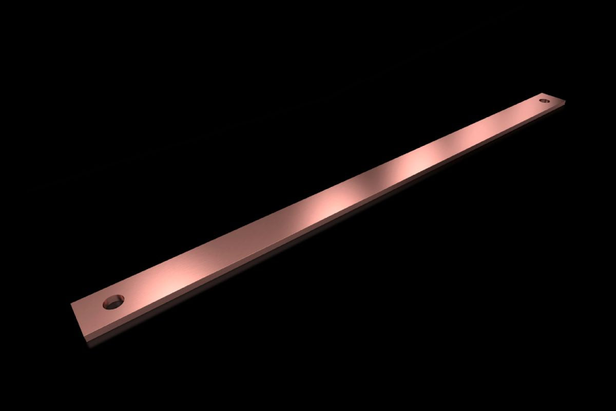 Rittal SV 9686.526, PE/PEN Busbar E-Cu for VX