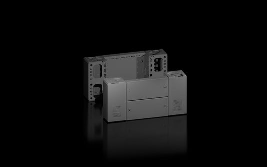 Rittal VX 8660.021, Base/plinth corner pieces with base/plinth trim panels, front and rear for base/plinth system VX, sheet steel