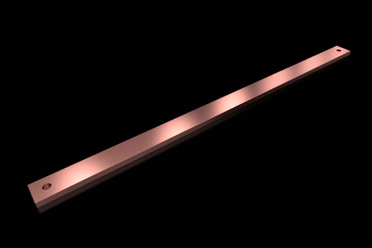 Rittal SV 9686.548, PE/PEN Busbar E-Cu for VX