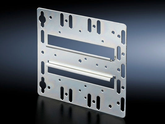 Rittal TS 7526.964, Mounting plate with integral top-hat rail