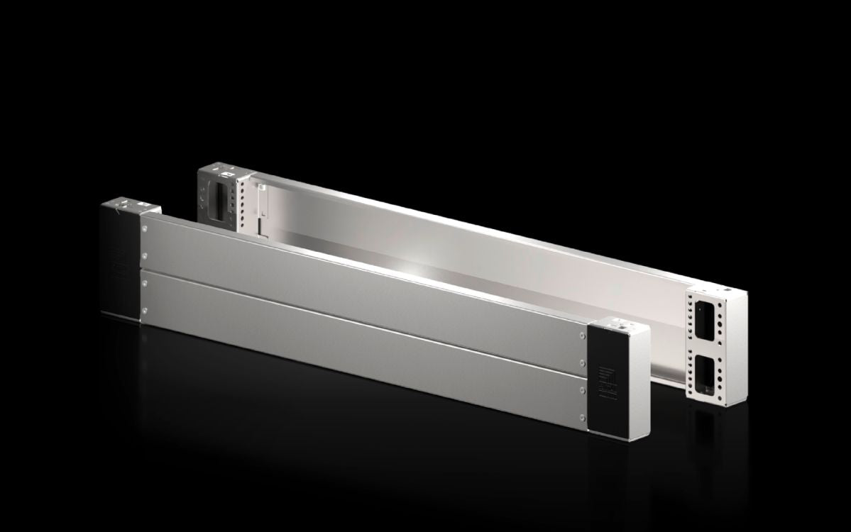 Rittal VX 8660.063 Sockel-Eckstück mit Sockel-Blende, vorne und hinten für Sockel-System VX, Edelstahl neue Ausführung