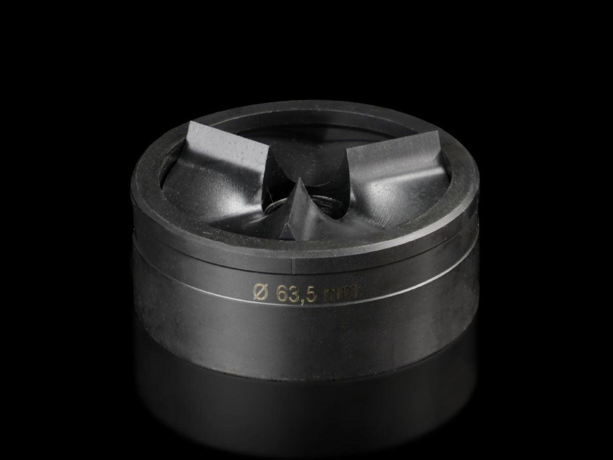Rittal AS 4055.563 Spalt-Blechlocher rund für Stahlblech, mit 3-fach Teilung