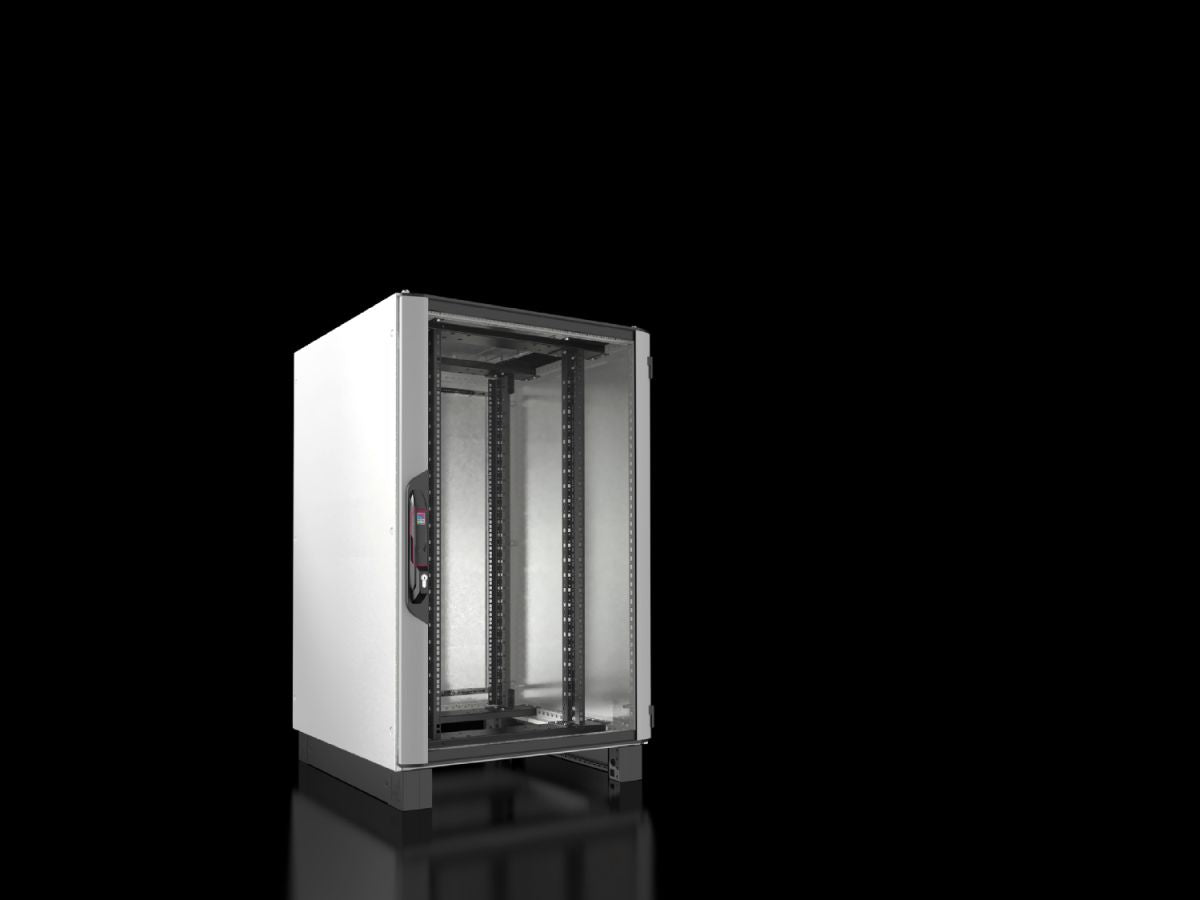 Rittal VX 5303.154, Network/server rack VX IT with glazed door, pre-configured, with 482.6 mm (19") mounting angles, standard
