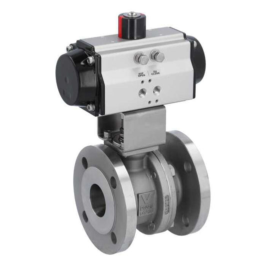 END Armaturen VS311012-OD621402, Kugelhahn-VS, DN150, mit Antrieb-OD, DW140 1.4408/PTFE-FKM-Graphit, doppeltwirkend