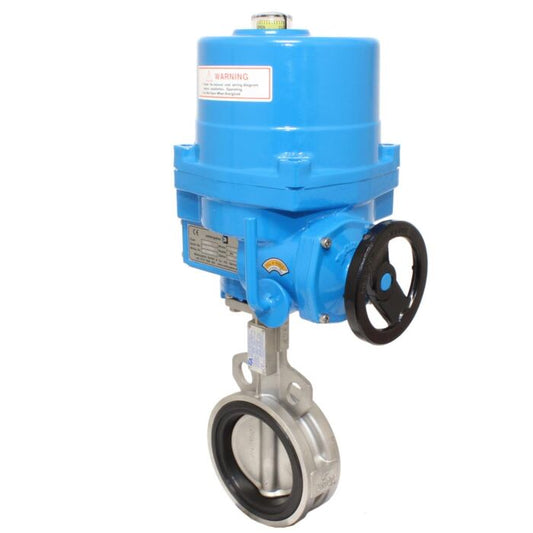 END Armaturen WA334011-NE092100, Absperrklappe-WA, DN125, mit Antrieb NE09 Edelst./Edelst./EPDM, 24V DC, Laufzeit 17sek.