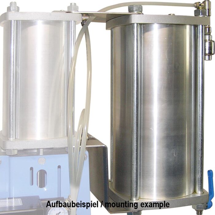 END Armaturen WGS-PT-050-080, Drucklufttank für Stoffschieber WGE DN50-DN80