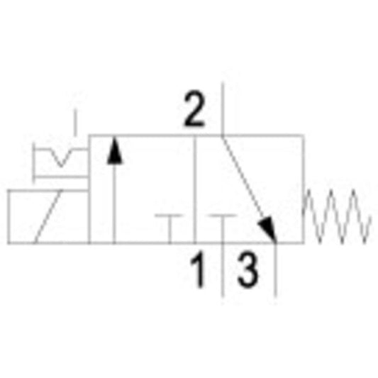 Aventics R414012068, 3/2-Wegeventil, Serie DP30-LT