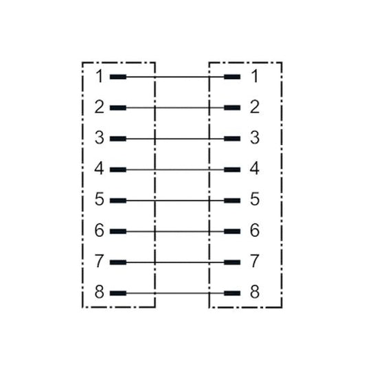 Aventics R412027647, Rundsteckverbinder mit Kabel, Serie CON-RD