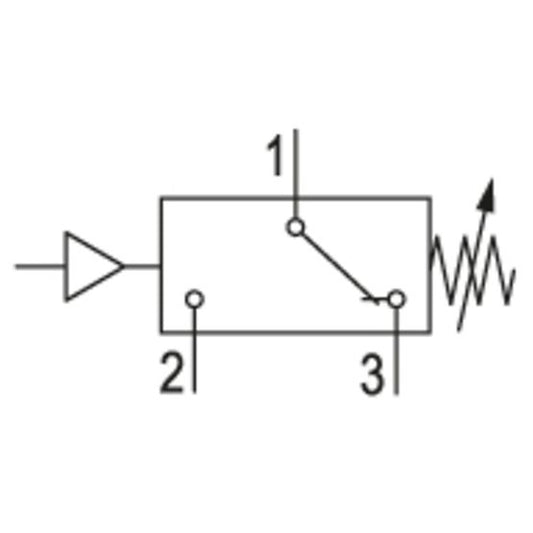 Aventics R412024761, Druckschalter, PM1-M3-F001-V09-000-CAB-7M-ATE