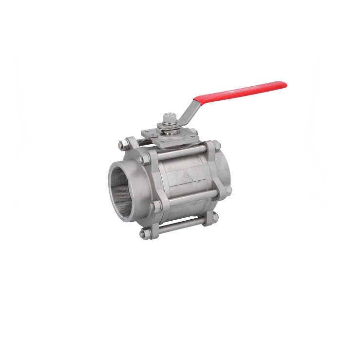 END Armaturen ZE311031/HT, Kugelhahn 4", PN40, 1.4408/PTFE, HT Innengewinde,voller Durchg., DIN3202-M3